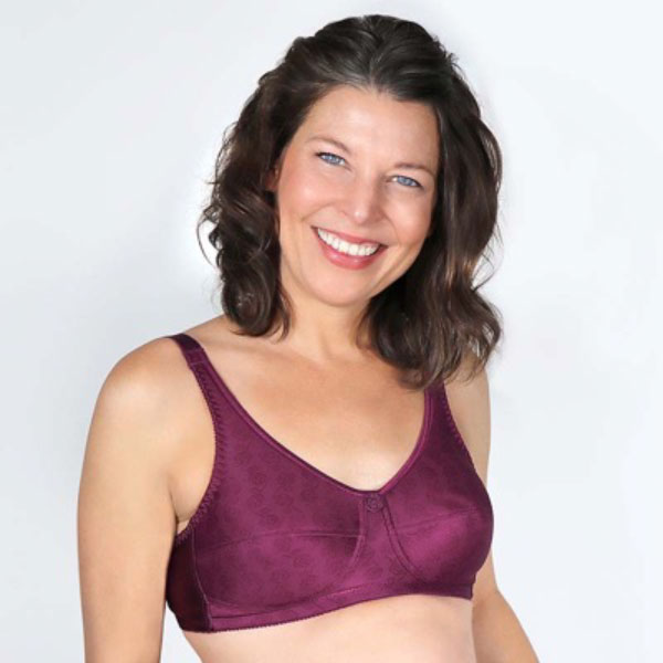 woman wearing 103 rose contour bra