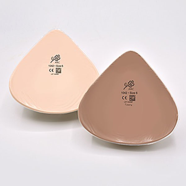 image of triangle lightweight breast forms